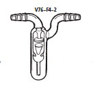 V76-F4-1 バブルカウンター V76-F4型 50mL バブルカウンター 桐山製作所(KIRIYAMA)