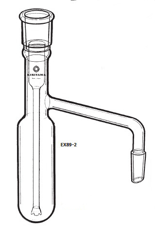 EX89-2-1 液体抽出器 EX89-2型 100mL 29/42 15/25 桐山製作所(KIRIYAMA) 印刷