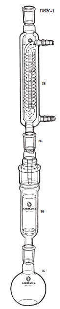 温浸抽出装置 EX92C-1型 100mL 29/42 15/25