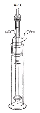 W77-5-1 可変型洗浄瓶 ジョイントタイプ W77-5型 250mL 45/50 桐山製作所(KIRIYAMA)