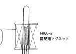 開閉用マグネット FR66-3型