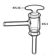 K76-5G-1 貯蓄瓶用コック栓 K76-5G型 φ9mm 桐山製作所(KIRIYAMA) 印刷