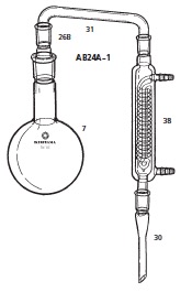 低沸点用蒸留装置 AB24A-1型 500mL