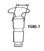 分液ロート用 ガラスコック FG80-1型 No.22