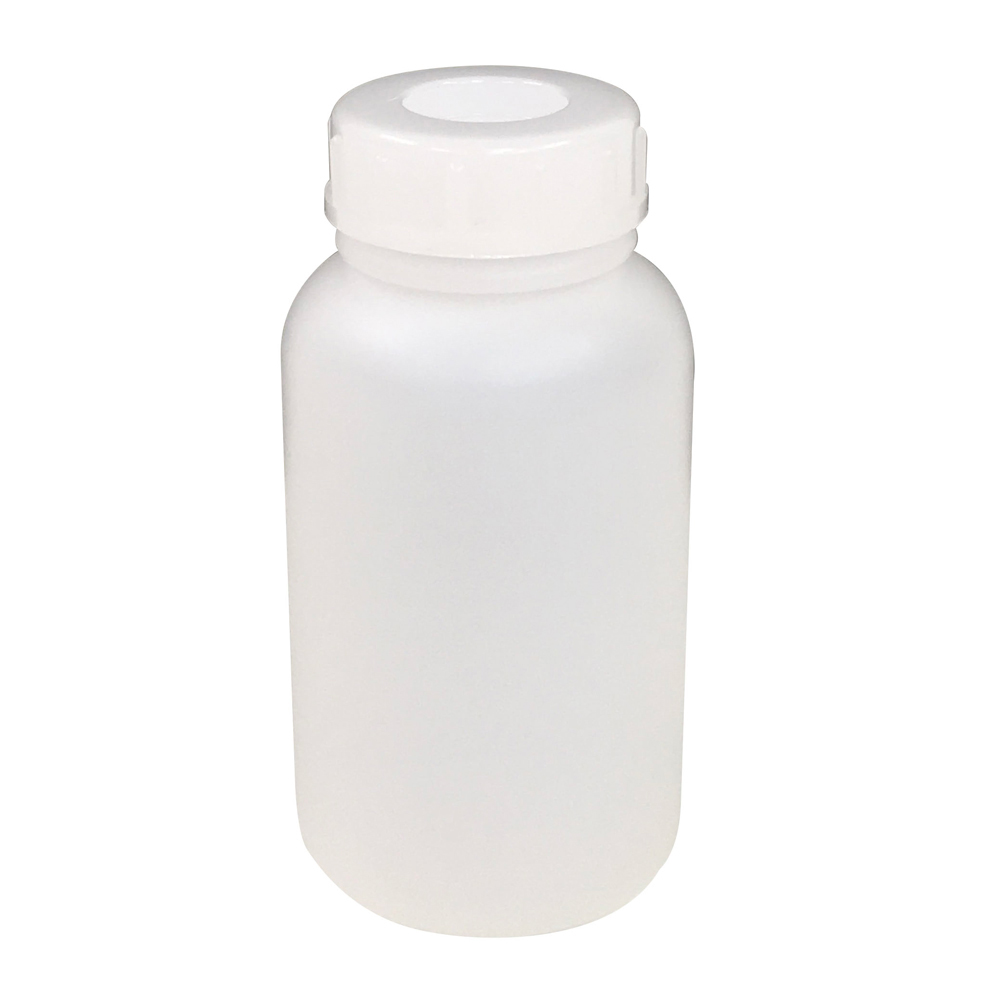 101-5840402 PE広口瓶 白 250mL コクゴ(KOKUGO)