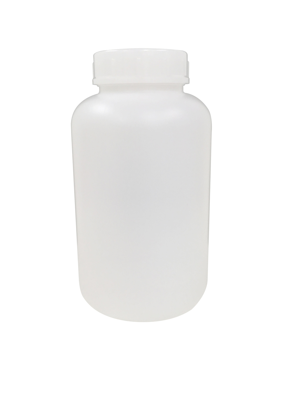 101-5840802 PE広口瓶 白 3L コクゴ(KOKUGO)