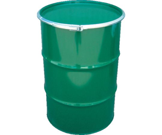 61-3218-52 鋼製ドラム缶 オープンタイプ 外レバー式 100L KD100LSTS
