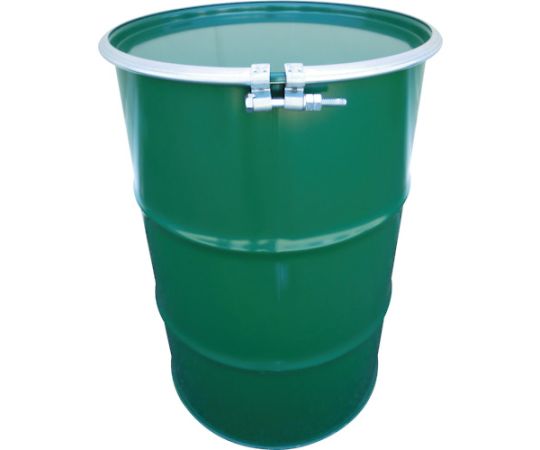 61-3218-57 鋼製ドラム缶 オープンタイプ ボルトバンド式 50L KD050BST
