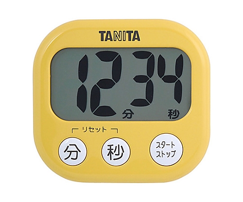 TD-384(61-3445-31) デジタルタイマー でか見えタイマー マンゴーイエロー TD-384 タニタ(TANITA) 印刷
