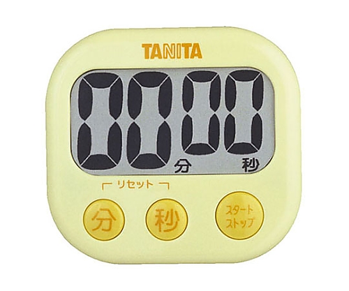 TD-384(61-3445-35) デジタルタイマー でか見えタイマー イエロー TD-384 タニタ(TANITA) 印刷