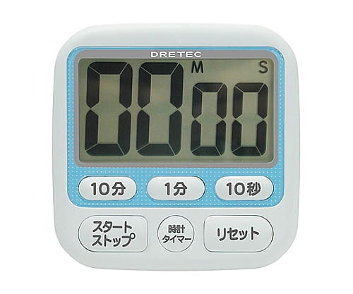 【受注停止】61-3523-69 時計付大画面タイマー T-140BL ドリテック(DRETEC) 印刷