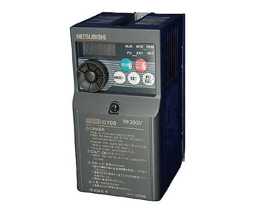 汎用インバータ FREQROL-D700シリーズ 200~240V 0.8A