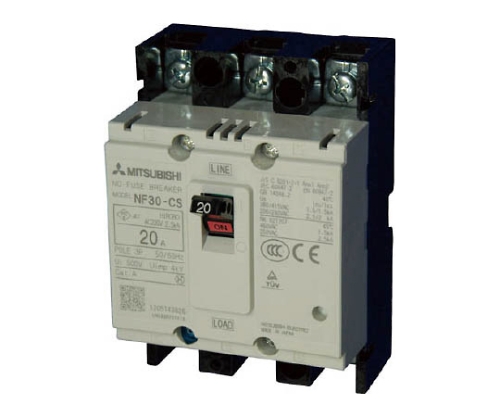 ノーヒューズ遮断器 NF-Cシリーズ(経済品) NF30-CS 3P 20A WW