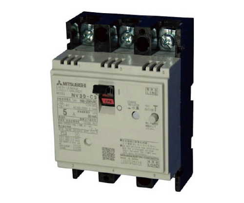 漏電遮断器 NV-Cシリーズ(経済品) NV30-CS 3P 5A 100-230V 30MA WW