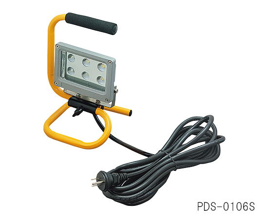 61-8546-14 LED投光器(屋外用)6W型 PDS-0106S ジェフコム 印刷