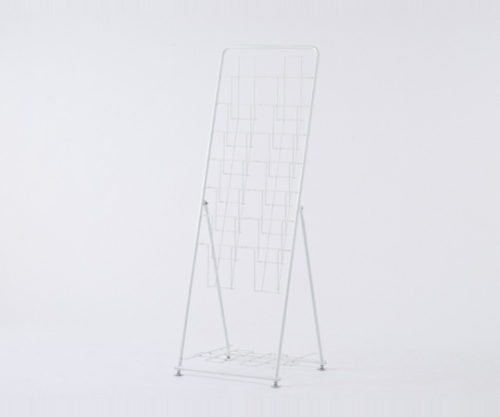 パンフレットスタンド7段ダブル ホワイト