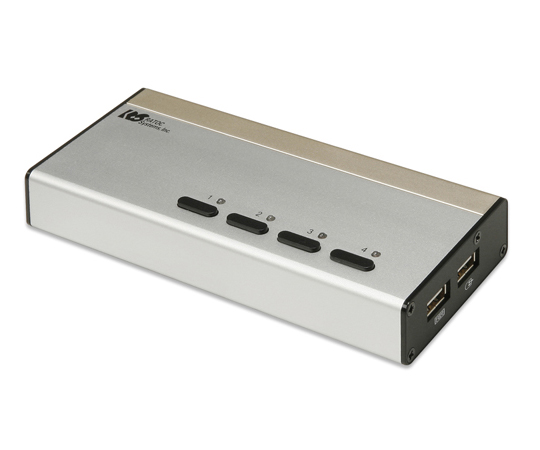 【受注停止】61-9747-92 USB接続 BOX型 DVI専用 4台用 REX-430UDA ラトックシステム