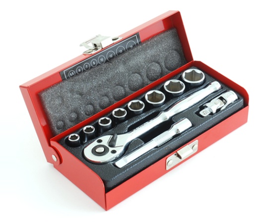 62-2836-45 SK11 1/4ソケットレンチセット 6.35mm(1/4インチ) TS-211M 11PCS