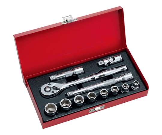SK11 3/8ソケットレンチセット 9.5mm(3/8インチ) TS-312M 12PCS
