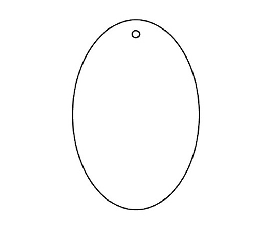 バルブ表示板 60×40×2mm 886-43(5枚)