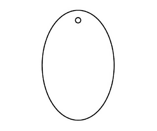 バルブ表示板 45×30×2mm 886-49(5枚)