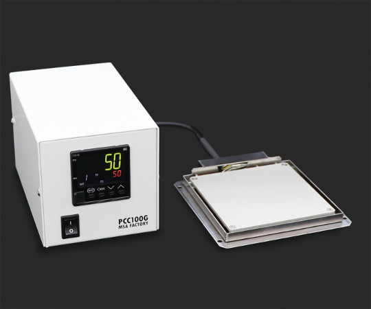 63-1269-40 ホットプレート(温度コントローラー付) PH121-PCC10A MSAファクトリー 印刷