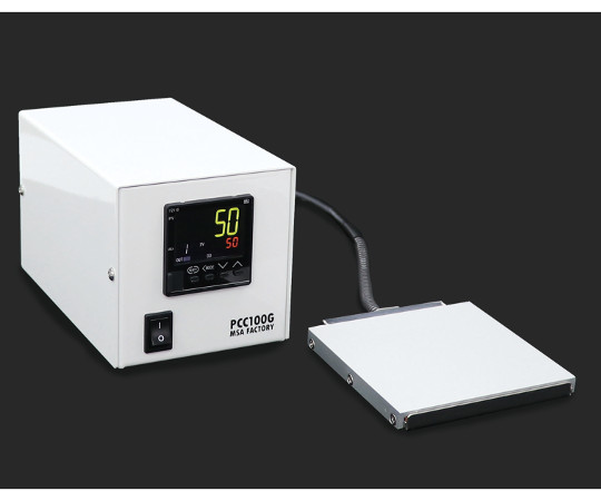 63-1269-43 ホットプレート(温度コントローラー付) PH200-100-PCC10A MSAファクトリー