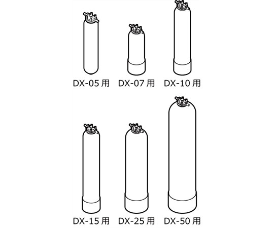 1-3135-06 カートリッジ純水器 DX-05型用予備ボンベ 栗田工業 印刷