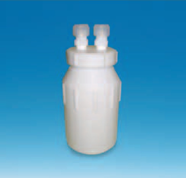 PTFE装置用ボトル容器 2L φ8×3